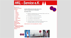 Desktop Screenshot of hkl-service.de